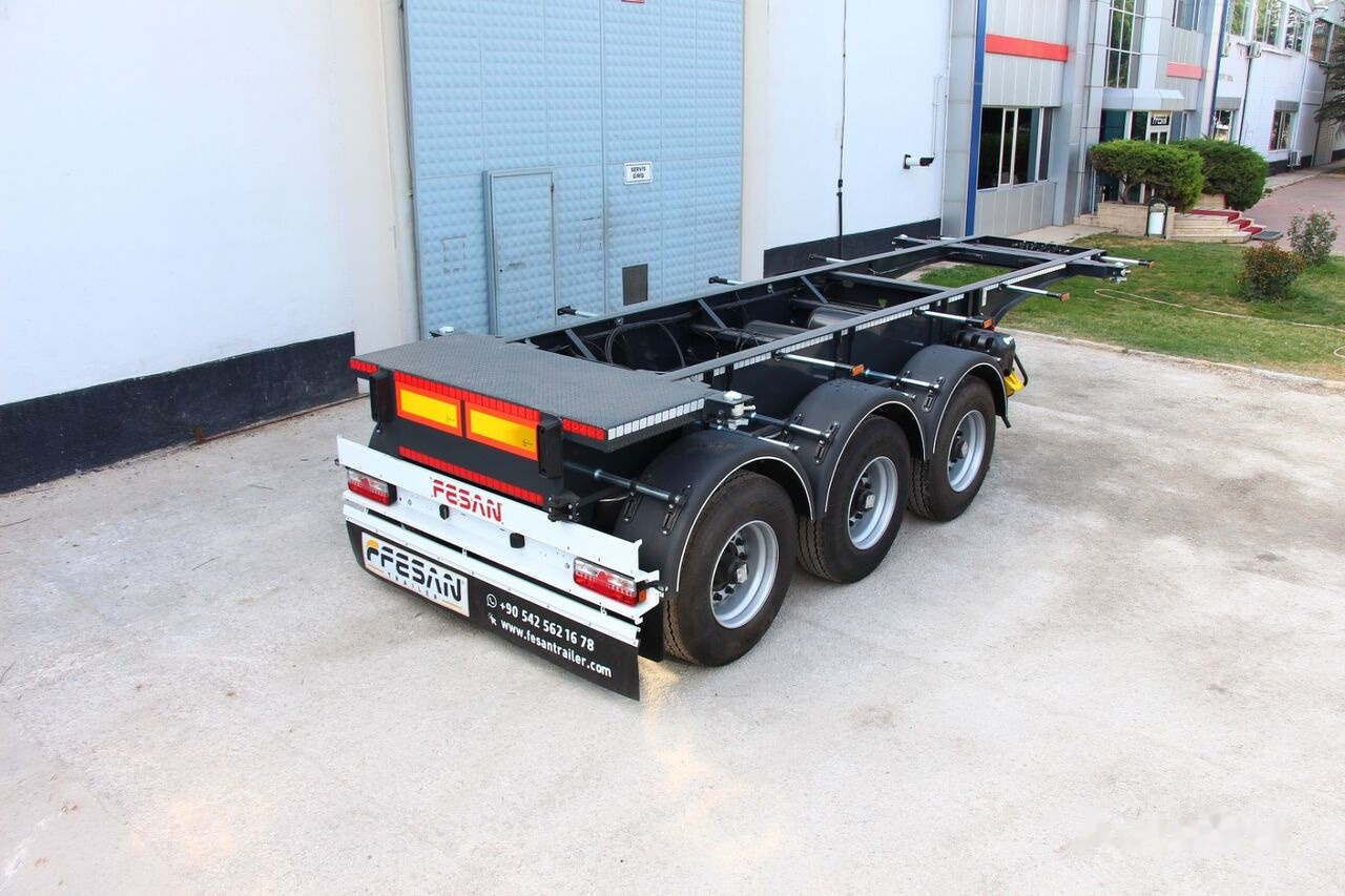 Fesan CONTAINER CARRIER CHASSIS 20 FEET, 30 FEET, 40 FEET, 40 FEET HC - Konteinerveduk/ Tõstukiga poolhaagis: pilt 1 Fesan CONTAINER CARRIER CHASSIS 20 FEET, 30 FEET, 40 FEET, 40 FEET HC - Konteinerveduk/ Tõstukiga poolhaagis: pilt 1