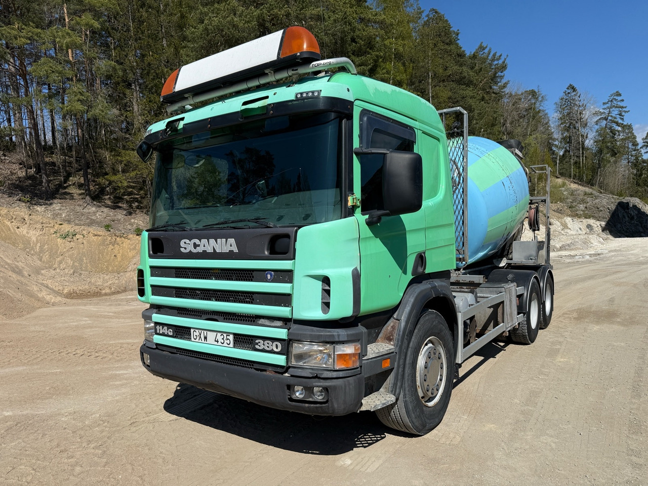 Betongbil Scania P114GB 6X2 -1999 - Autobetoonisegisti: pilt 1 Betongbil Scania P114GB 6X2 -1999 - Autobetoonisegisti: pilt 1