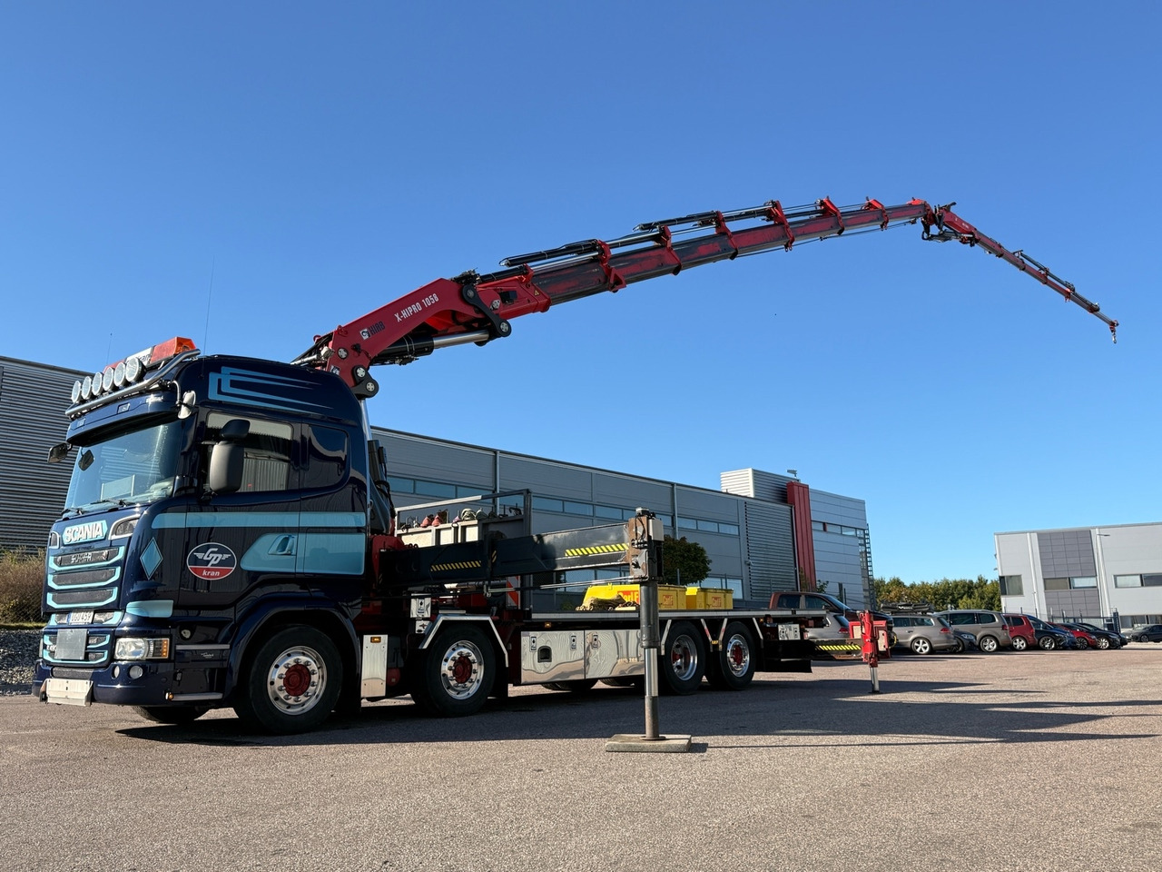 Bodbil Scania R490 8X2*6 -2015 | Hiab X-hipro 1058 E-7 | Jib 150x-6 - Madelveok/ Platvormveok, Kraanaga veoauto: pilt 1 Bodbil Scania R490 8X2*6 -2015 | Hiab X-hipro 1058 E-7 | Jib 150x-6 - Madelveok/ Platvormveok, Kraanaga veoauto: pilt 1