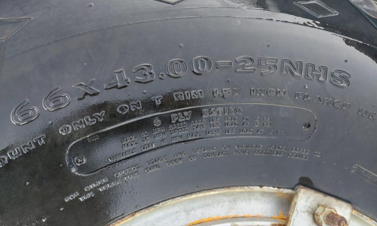 Good Year Terra-Tire 66X43.00 25NHS - Rehv - Pritsija: pilt 5 Good Year Terra-Tire 66X43.00 25NHS - Rehv - Pritsija: pilt 5