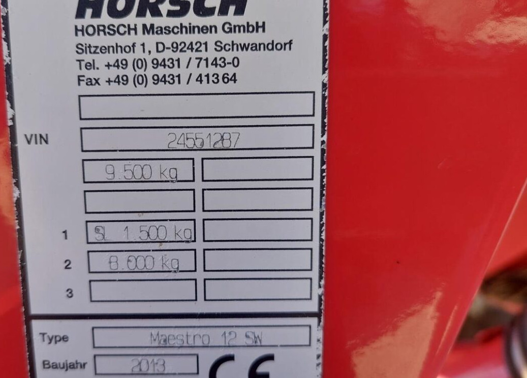 Täppiskülvimasin Horsch Maestro 12.75 SW: pilt 15