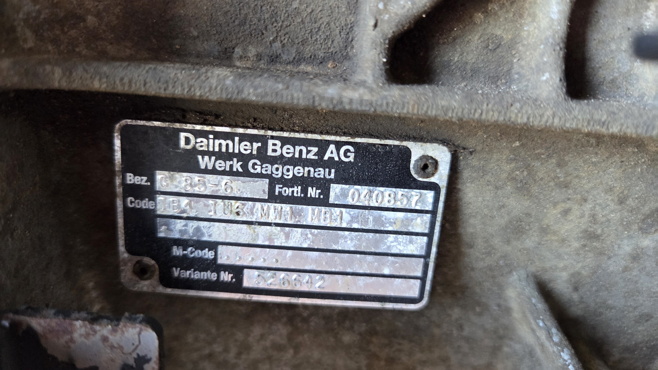 MERCEDES-BENZ GEARBOX G 85-6 - Käigukast: pilt 2 MERCEDES-BENZ GEARBOX G 85-6 - Käigukast: pilt 2