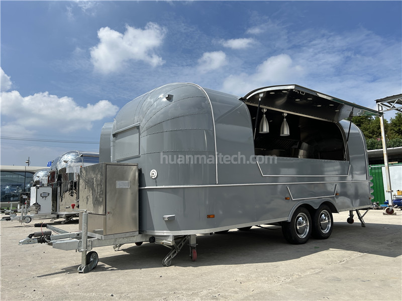 Burger Food Truck Grey Airstream Food Trailer=,Coffee Trailer - Toitlustus haagis: pilt 4 Burger Food Truck Grey Airstream Food Trailer=,Coffee Trailer - Toitlustus haagis: pilt 4