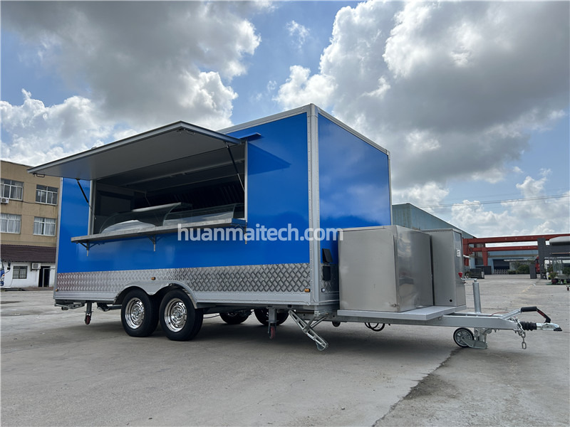 HUANMAI Burger Food Truck ,Coffee Food Trailer, Footruck - Toitlustus haagis: pilt 2 HUANMAI Burger Food Truck ,Coffee Food Trailer, Footruck - Toitlustus haagis: pilt 2