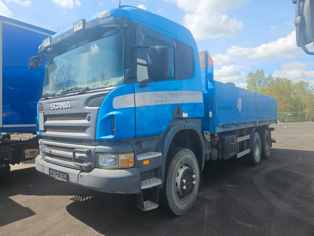 Scania P340 6x6 Pritsche Schaltgetriebe ALLRAD - Madelveok/ Platvormveok: pilt 1 Scania P340 6x6 Pritsche Schaltgetriebe ALLRAD - Madelveok/ Platvormveok: pilt 1