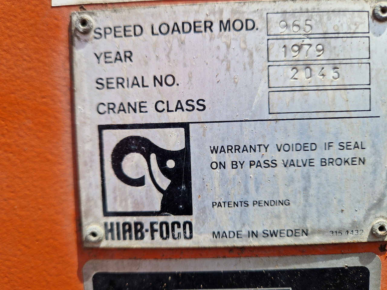 HIAB FOCO 965 - Kraana-manipulaator - Muu seadmestik: pilt 5 HIAB FOCO 965 - Kraana-manipulaator - Muu seadmestik: pilt 5