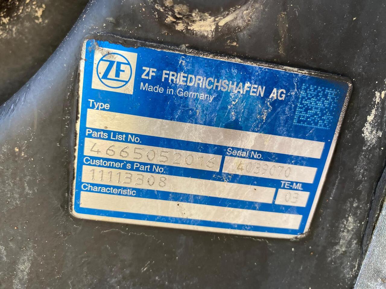 Liebherr L 566 - Käigukast - Ehitusmasinad: pilt 3 Liebherr L 566 - Käigukast - Ehitusmasinad: pilt 3