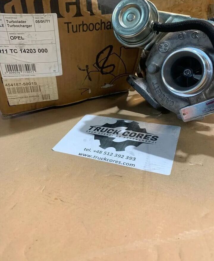 Nowa Turbosprężarka Garrett Opel Astra G/CC 17DTL 50kW/68KM 454187-5001S for car - Turbo - Auto: pilt 1 Nowa Turbosprężarka Garrett Opel Astra G/CC 17DTL 50kW/68KM 454187-5001S for car - Turbo - Auto: pilt 1