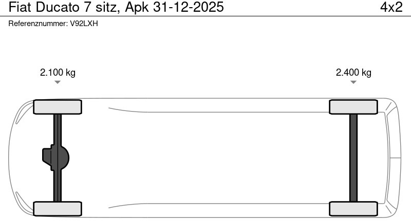 Fiat Ducato 7 sitz, Apk 31-12-2025 - Madelauto, Meeskonnaauto: pilt 3 Fiat Ducato 7 sitz, Apk 31-12-2025 - Madelauto, Meeskonnaauto: pilt 3