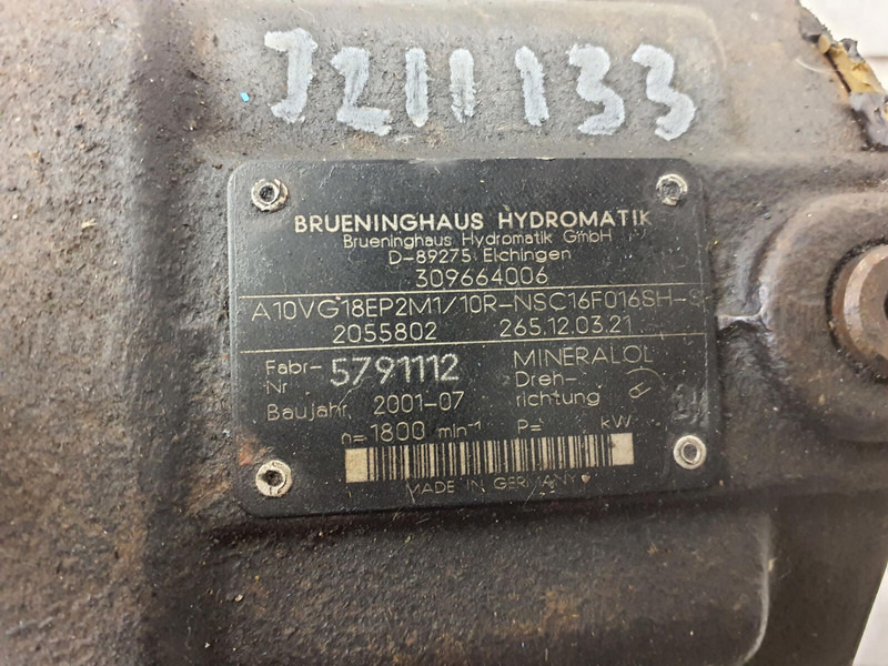 Brueninghaus HYDROMATIK hydraulic pump - Hüdrauliline pump - Kraana: pilt 5 Brueninghaus HYDROMATIK hydraulic pump - Hüdrauliline pump - Kraana: pilt 5