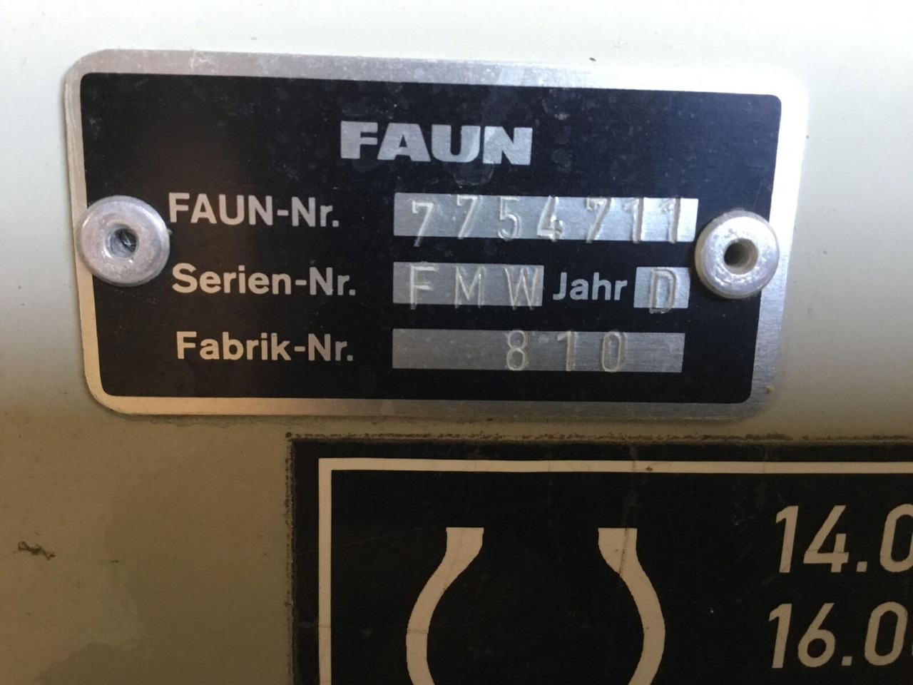 FAUN ATF 45-3 upper cabin - Kabiin - Autokraana: pilt 5 FAUN ATF 45-3 upper cabin - Kabiin - Autokraana: pilt 5