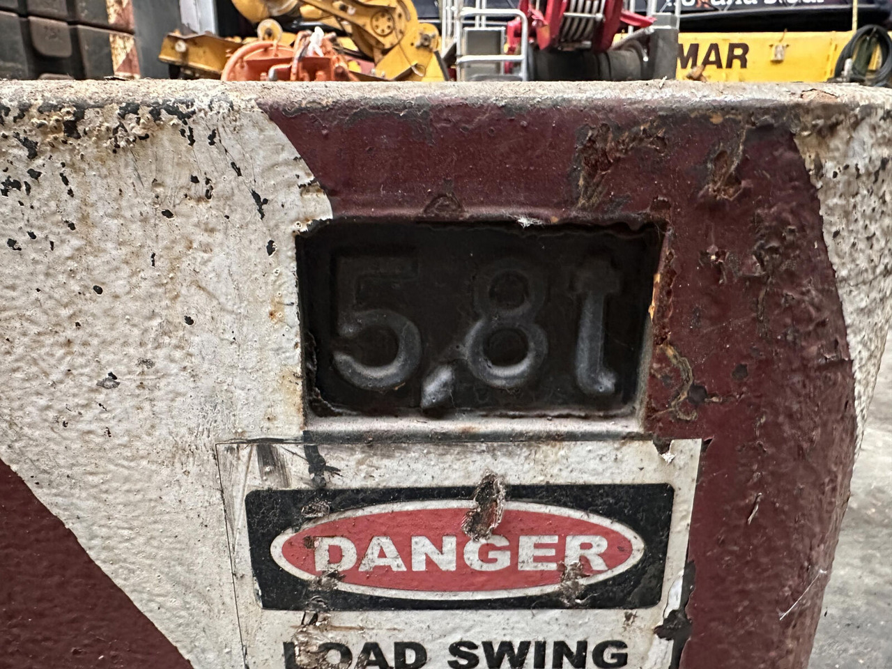 Krupp KMK 4080 - 5110 - 5120 Counterweight 5,8 ton - Vastukaal - Autokraana: pilt 5 Krupp KMK 4080 - 5110 - 5120 Counterweight 5,8 ton - Vastukaal - Autokraana: pilt 5