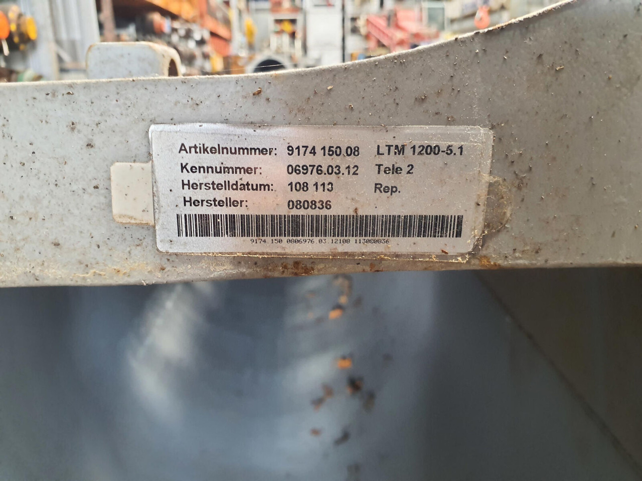 Liebherr LTM 1200-5.1 Telescopic section 2 - Poom - Maastikukraana: pilt 5 Liebherr LTM 1200-5.1 Telescopic section 2 - Poom - Maastikukraana: pilt 5