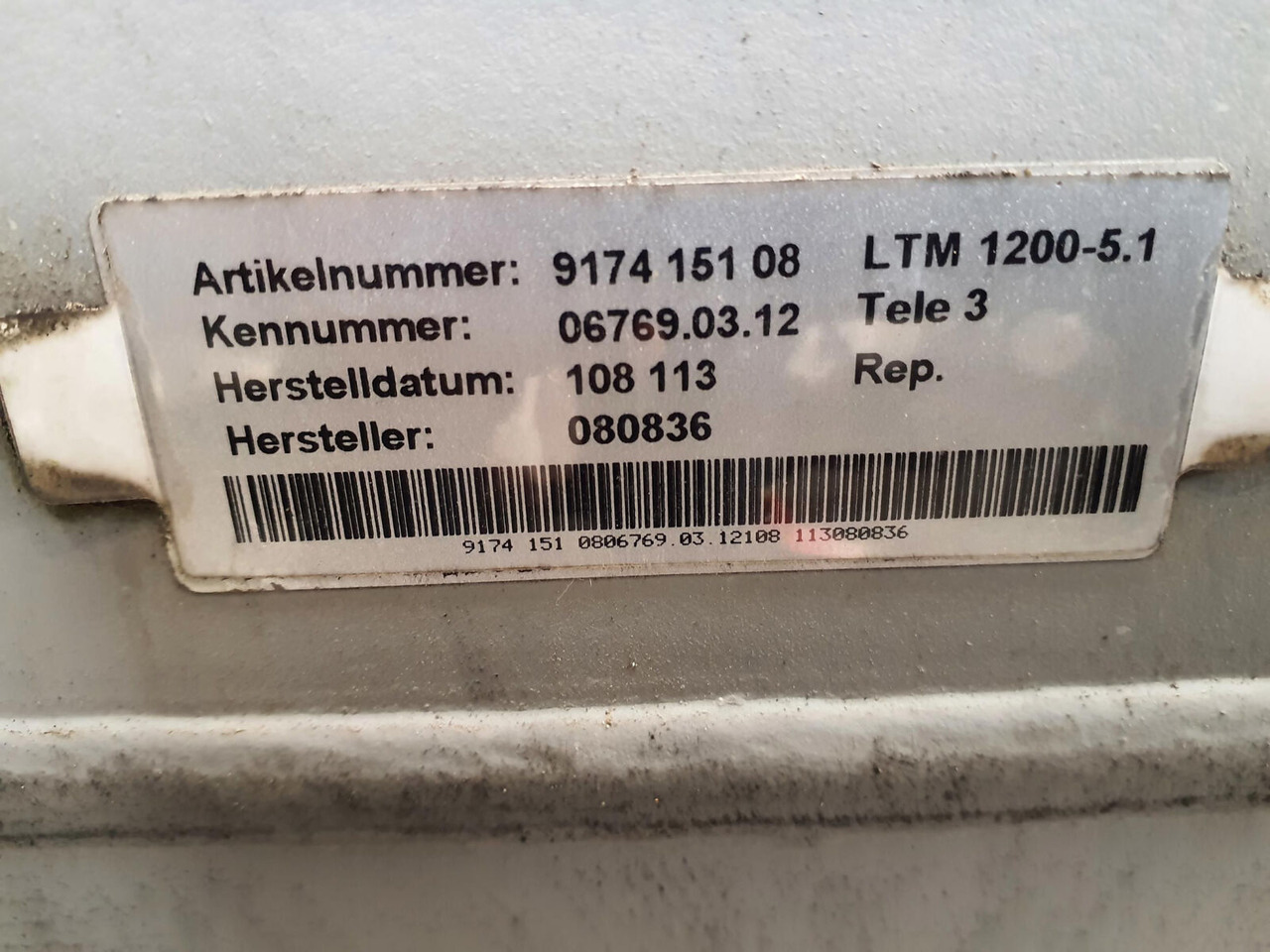 Liebherr LTM 1200-5.1 Telescopic section 3 - Poom - Autokraana: pilt 5 Liebherr LTM 1200-5.1 Telescopic section 3 - Poom - Autokraana: pilt 5