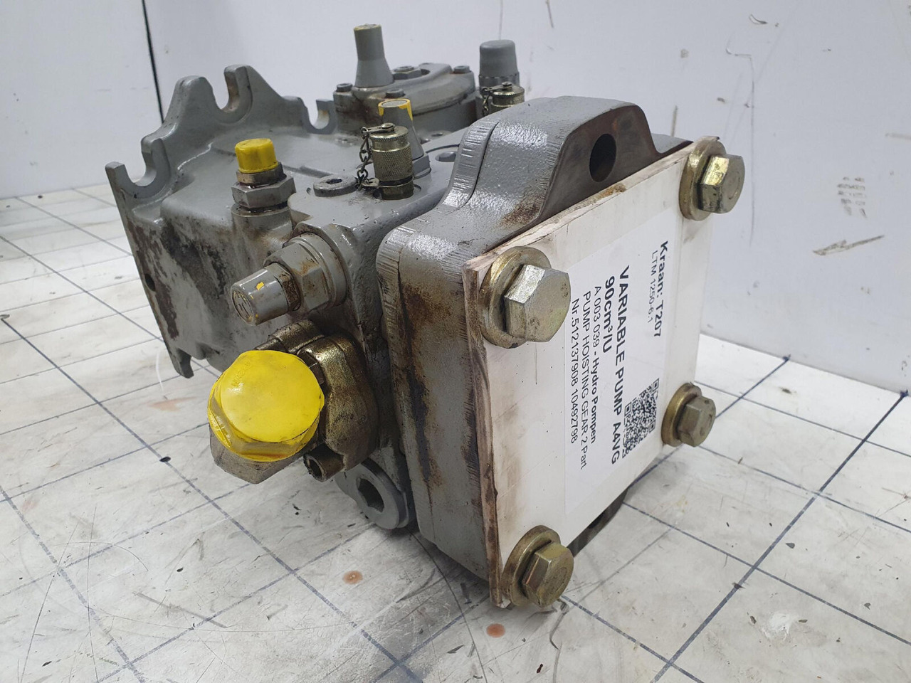 Liebherr LTM 1250-6.1 VARIABLE PUMP A4VG 90cm³/U - Hüdrauliline pump - Autokraana: pilt 4 Liebherr LTM 1250-6.1 VARIABLE PUMP A4VG 90cm³/U - Hüdrauliline pump - Autokraana: pilt 4