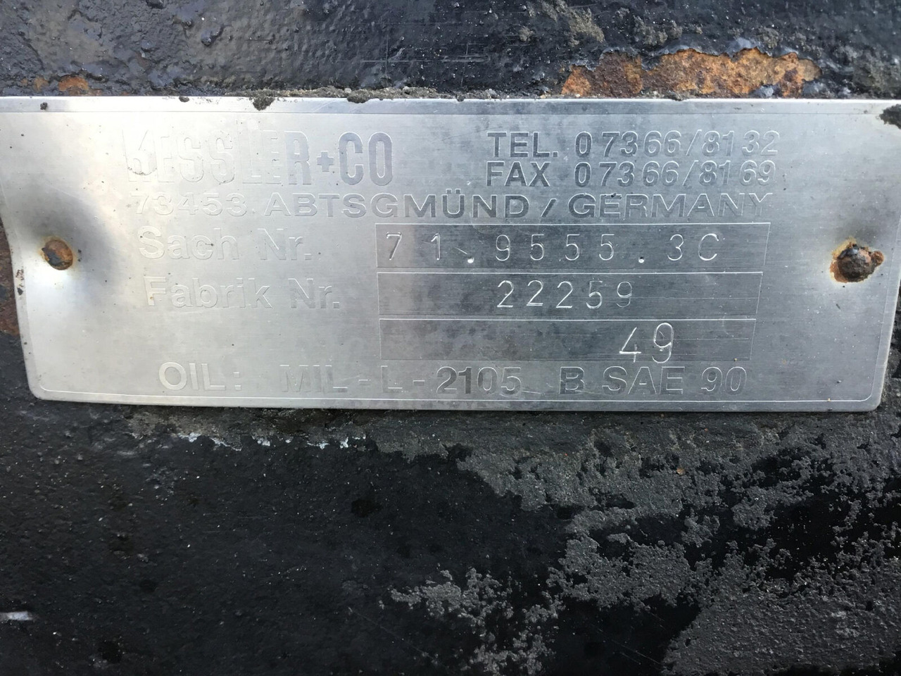 Terex AC 205 axle 3 - Telg ja varuosad - Autokraana: pilt 5 Terex AC 205 axle 3 - Telg ja varuosad - Autokraana: pilt 5