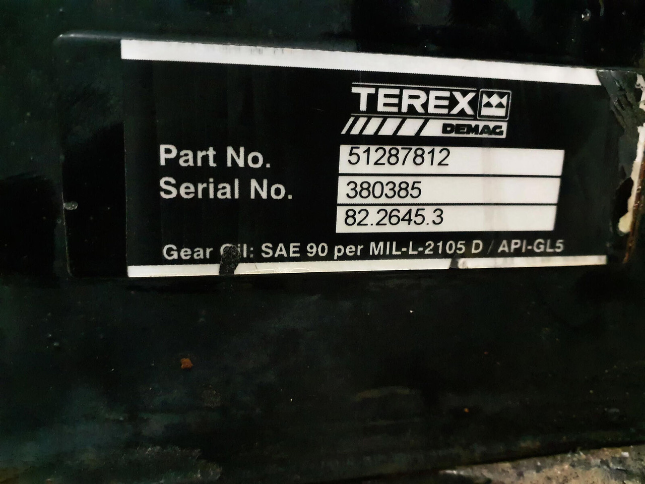 Terex AC 700 Axle 6 - Telg ja varuosad - Autokraana: pilt 5 Terex AC 700 Axle 6 - Telg ja varuosad - Autokraana: pilt 5