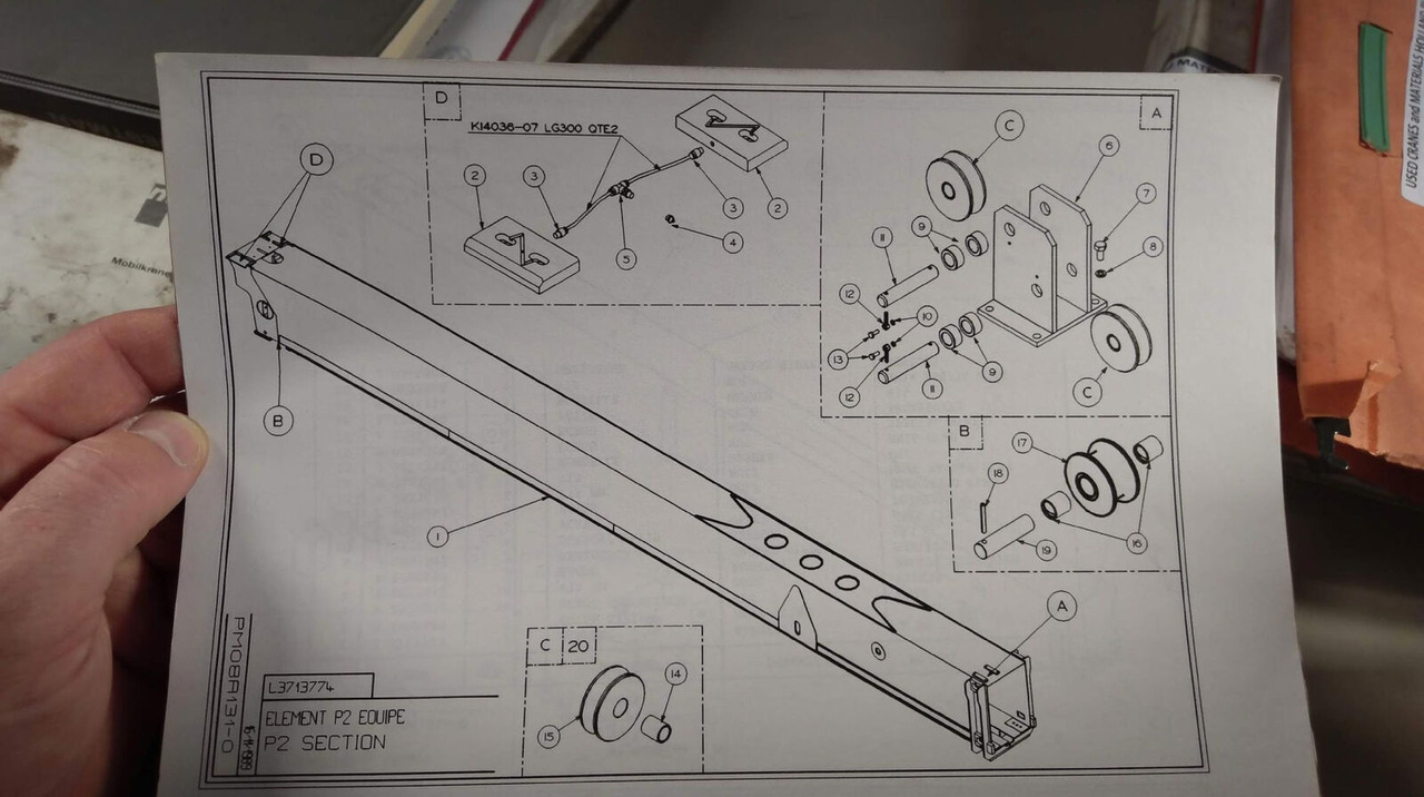 Terex PPM 480 ATT telescopic section 1 - Poom - Autokraana: pilt 5 Terex PPM 480 ATT telescopic section 1 - Poom - Autokraana: pilt 5