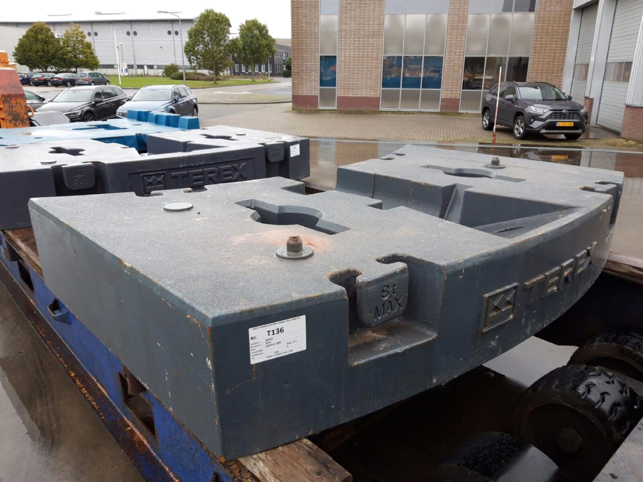 Terex Terex explorer 5500 counterweight 11,0 ton - Vastukaal - Autokraana: pilt 1 Terex Terex explorer 5500 counterweight 11,0 ton - Vastukaal - Autokraana: pilt 1
