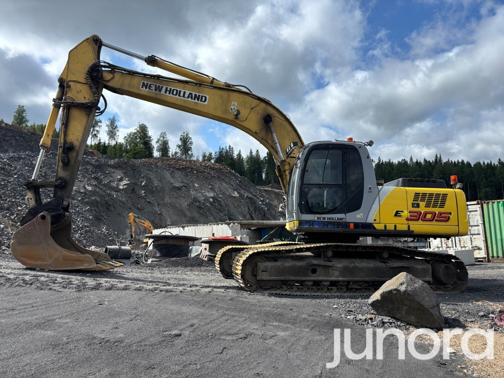 Bandgrävare New Holland E305 - Lintekskavaator: pilt 2 Bandgrävare New Holland E305 - Lintekskavaator: pilt 2