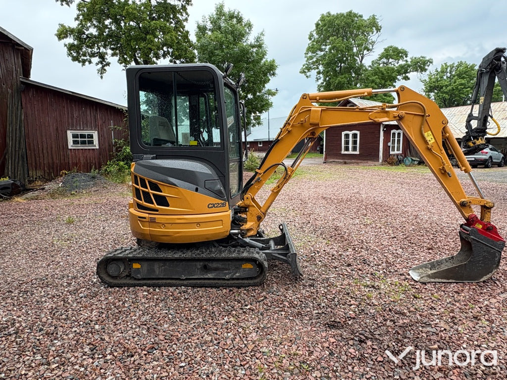 Miniekskavaator Grävmaskin - Case CX22B: pilt 6