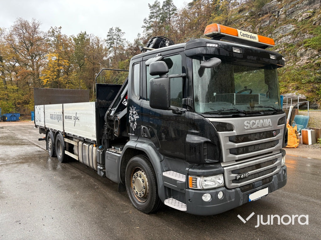 Kranbil - Scania P410, HiAB-kran - Madelveok/ Platvormveok, Kraanaga veoauto: pilt 5 Kranbil - Scania P410, HiAB-kran - Madelveok/ Platvormveok, Kraanaga veoauto: pilt 5