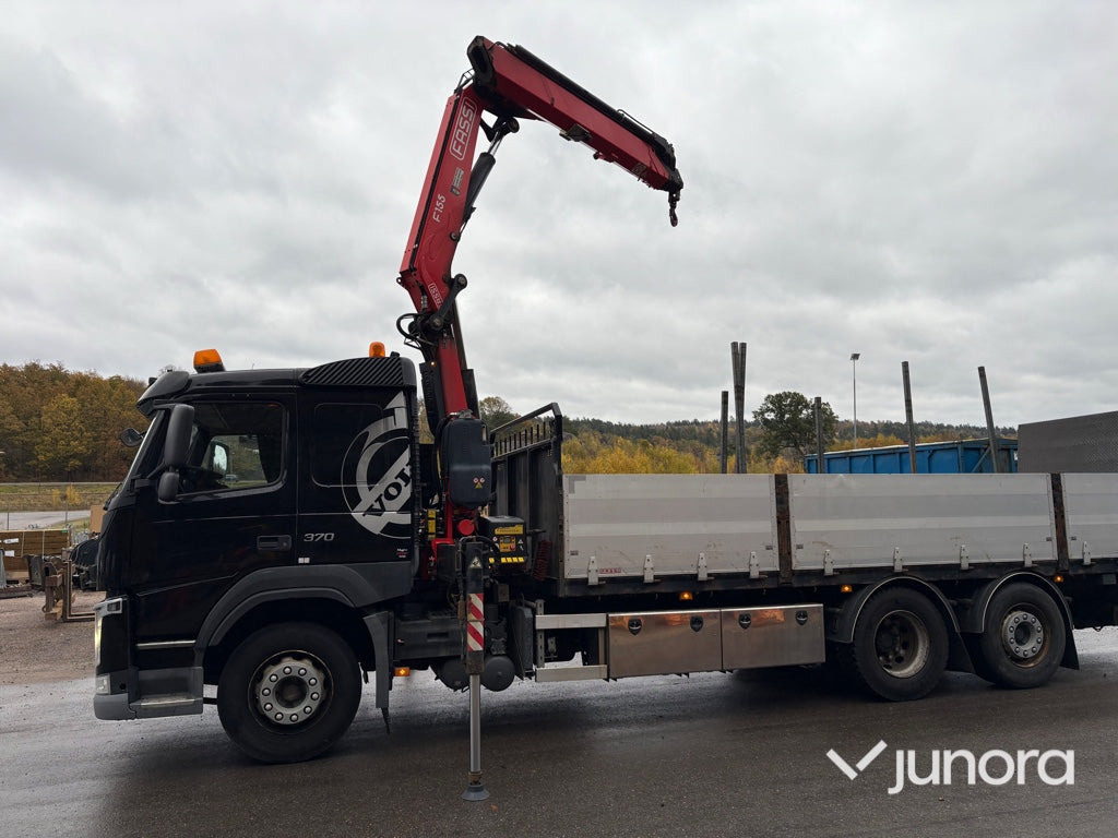 Lastbil med kran - Volvo FM 370 FASSI F155 - Madelveok/ Platvormveok, Kraanaga veoauto: pilt 3 Lastbil med kran - Volvo FM 370 FASSI F155 - Madelveok/ Platvormveok, Kraanaga veoauto: pilt 3