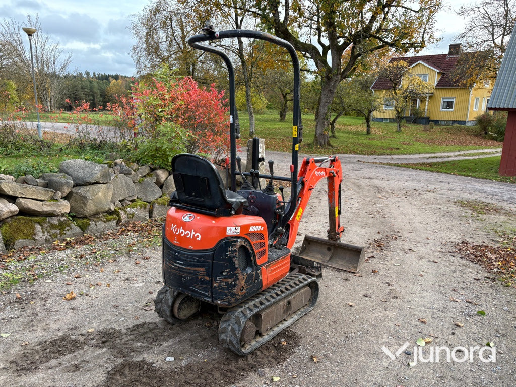 Minigrävare - Kubota, K008-3 - Miniekskavaator: pilt 5 Minigrävare - Kubota, K008-3 - Miniekskavaator: pilt 5