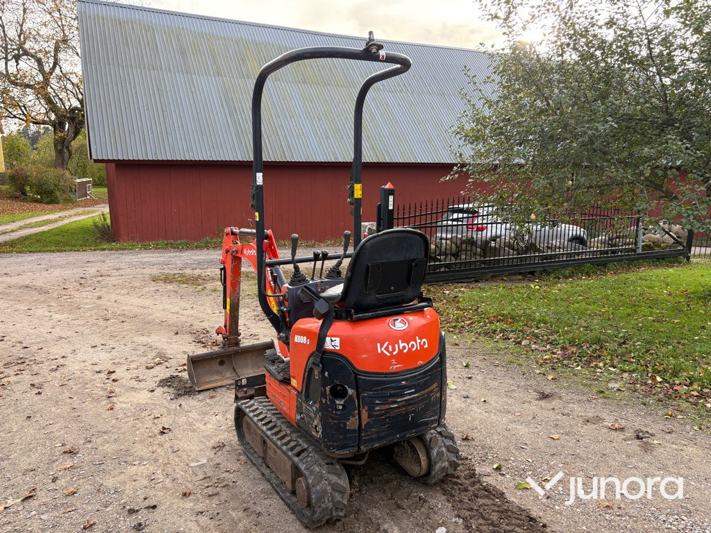 Minigrävare - Kubota, K008-3 - Miniekskavaator: pilt 4 Minigrävare - Kubota, K008-3 - Miniekskavaator: pilt 4