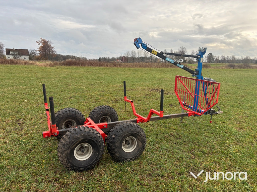 Skogsvagn ATV - Ytterocke, Med kran - Metsahaagis: pilt 5 Skogsvagn ATV - Ytterocke, Med kran - Metsahaagis: pilt 5