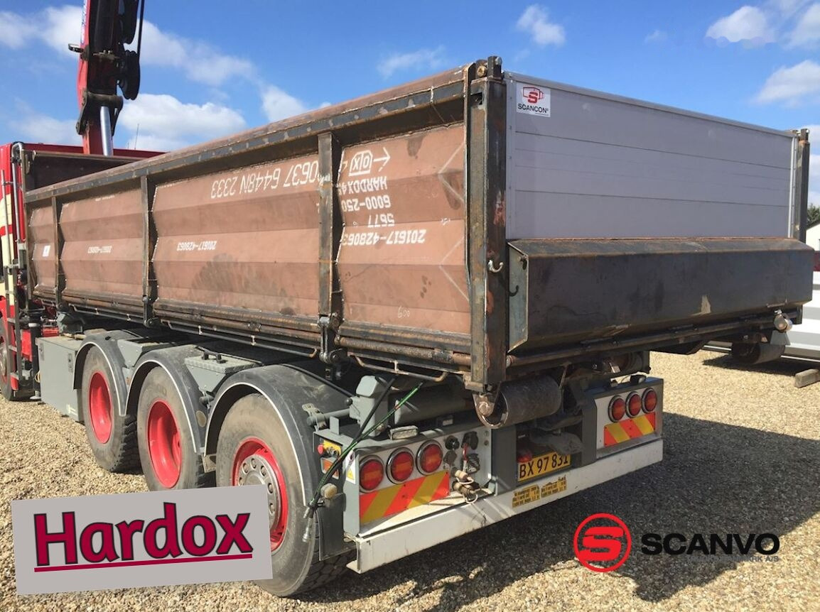 Kalluri korpus Scancon 6,3 m - Hardox pendelcontainer m/helside pendel: pilt 1