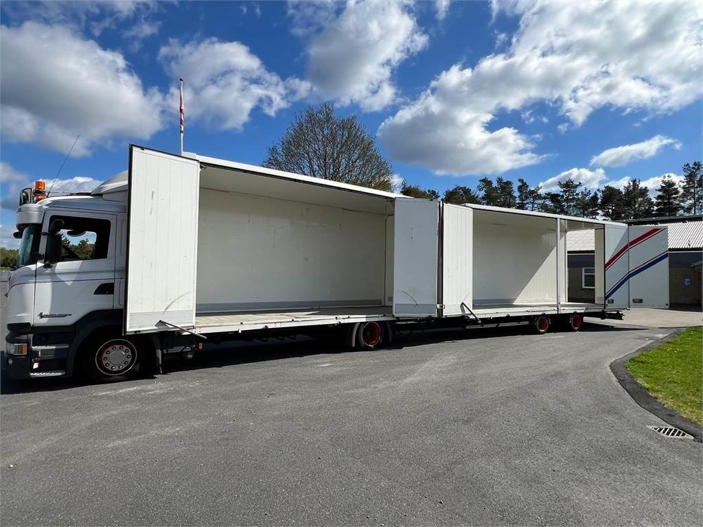 Scania R410 DB 4x2 MLB + tandem trailer 121m3 - Kasti veoauto: pilt 1 Scania R410 DB 4x2 MLB + tandem trailer 121m3 - Kasti veoauto: pilt 1