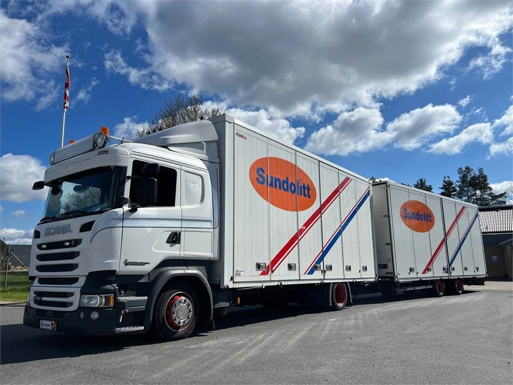 Scania R410 DB 4x2 MLB + tandem trailer 121m3 - Kasti veoauto: pilt 2 Scania R410 DB 4x2 MLB + tandem trailer 121m3 - Kasti veoauto: pilt 2
