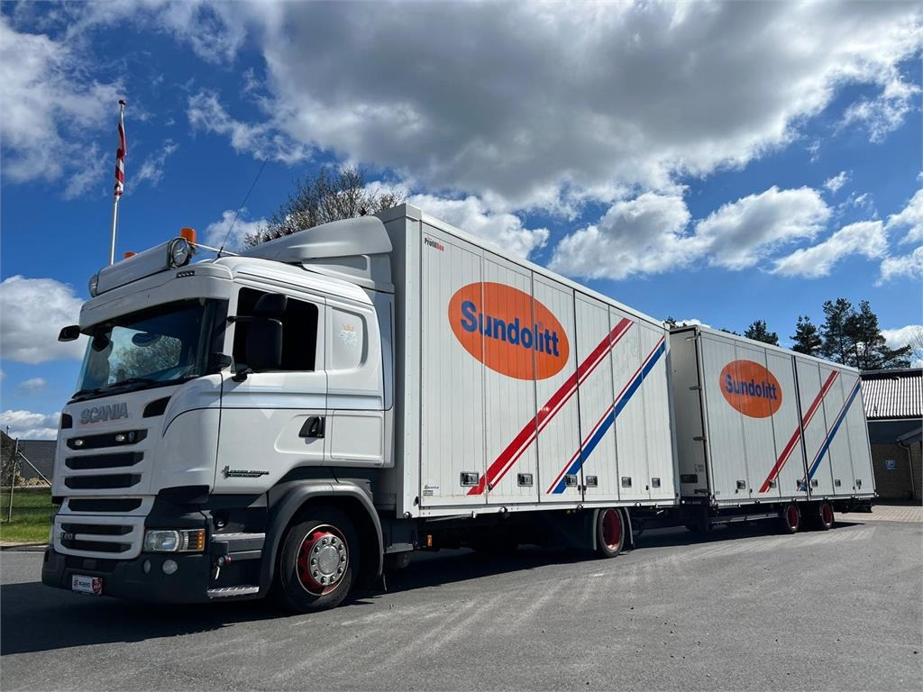Scania R410 DB 4x2 MLB + tandem trailer 121m3 - Kasti veoauto: pilt 2 Scania R410 DB 4x2 MLB + tandem trailer 121m3 - Kasti veoauto: pilt 2