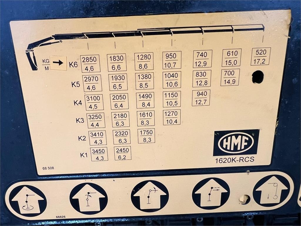 Volvo FL 280 - HMF 1620K6 - Kraanaga veoauto: pilt 4 Volvo FL 280 - HMF 1620K6 - Kraanaga veoauto: pilt 4