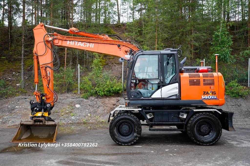 Hitachi ZX140W-6 3D PYÖRÄOHJAUS KAHVOISTA - Lintekskavaator: pilt 1 Hitachi ZX140W-6 3D PYÖRÄOHJAUS KAHVOISTA - Lintekskavaator: pilt 1