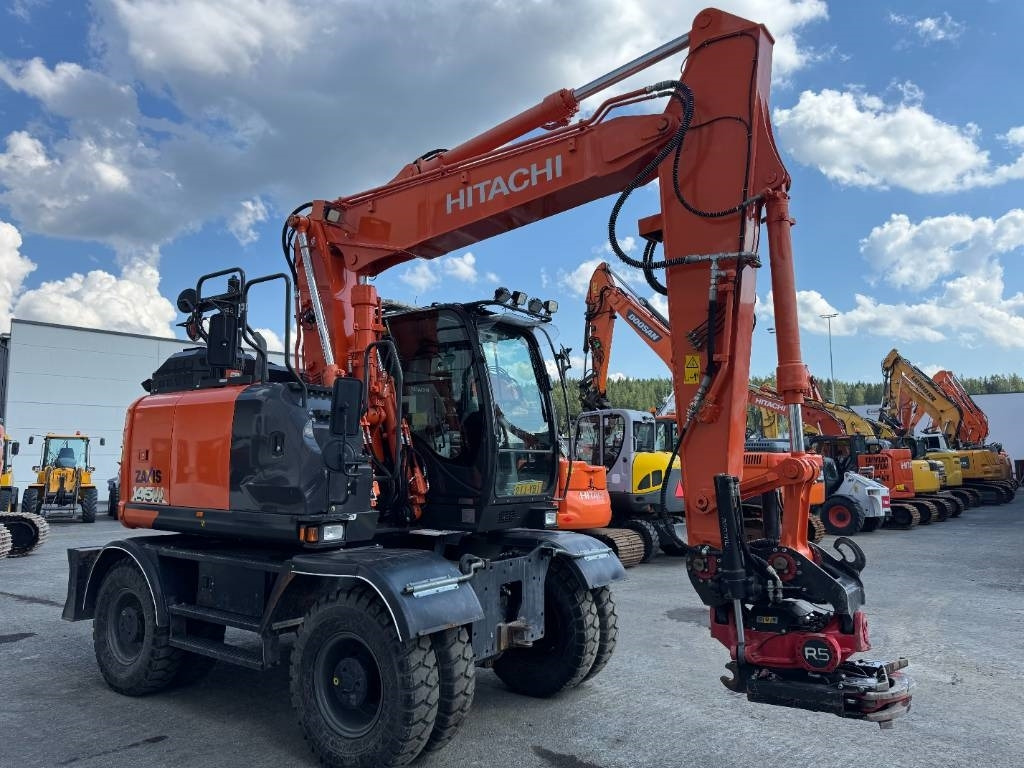 Ratastel ekskavaator Hitachi ZX145W-6 PYÖRITTÄJÄLLÄ: pilt 7
