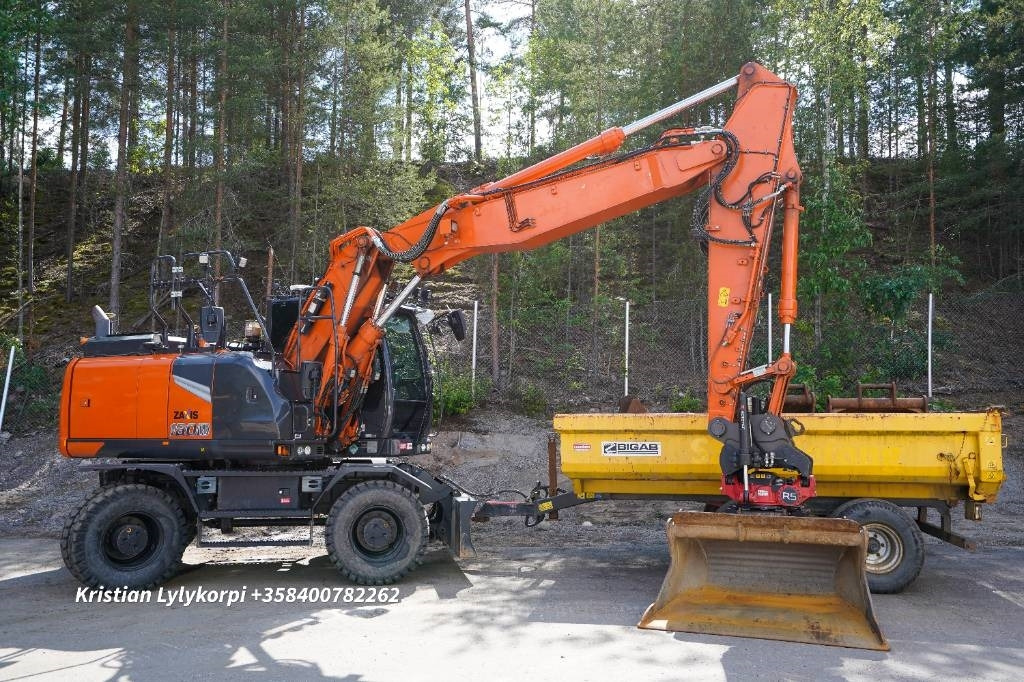 Hitachi ZX180W-7 HUIPPUVARUSTEET STAGE 5 - Ratastel ekskavaator: pilt 1 Hitachi ZX180W-7 HUIPPUVARUSTEET STAGE 5 - Ratastel ekskavaator: pilt 1