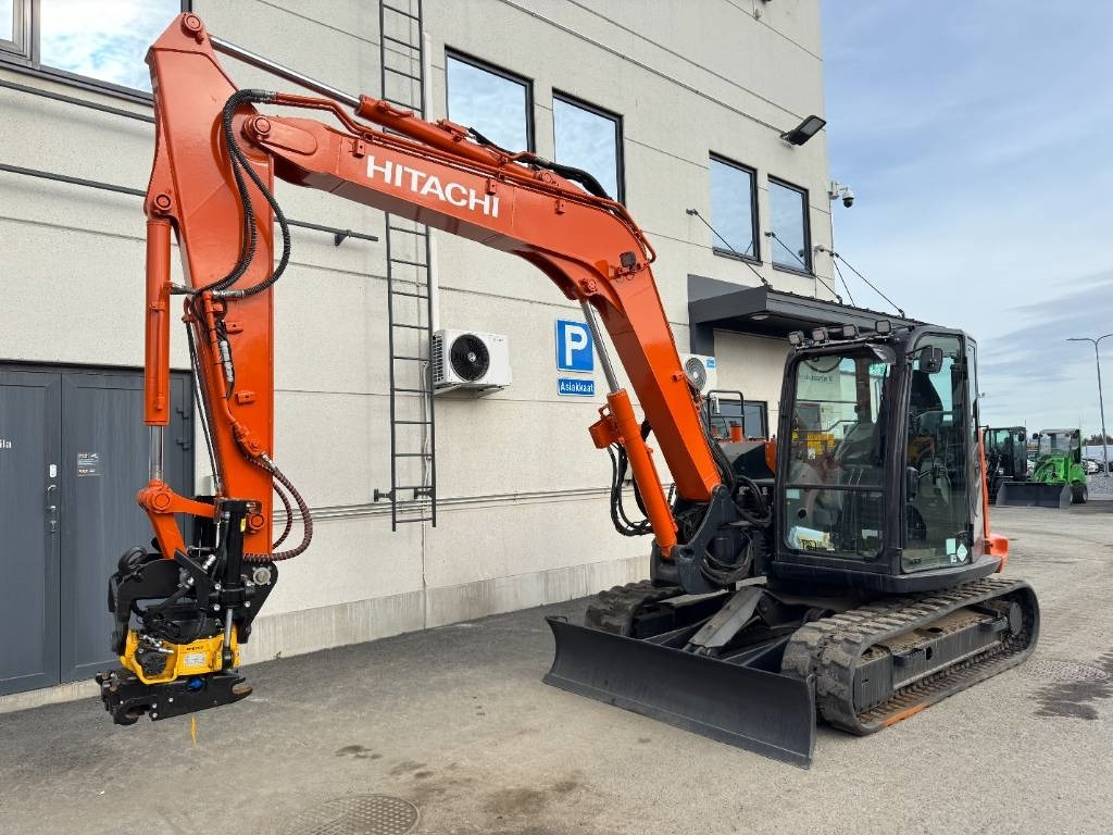 Hitachi ZX85USB-6, Uudella engcon EC209 tiltillä - Miniekskavaator: pilt 2 Hitachi ZX85USB-6, Uudella engcon EC209 tiltillä - Miniekskavaator: pilt 2