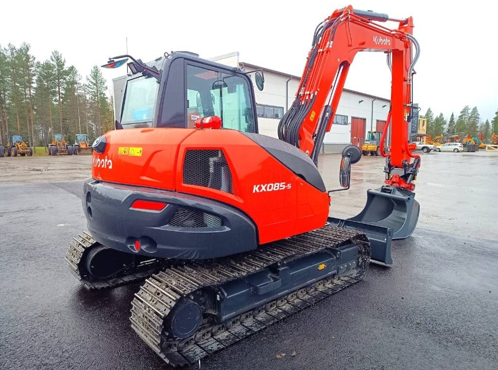 Kubota KX085-5 -UUTUUS- KMÄKI/PIRKKALA/TUUSULA - Miniekskavaator: pilt 5 Kubota KX085-5 -UUTUUS- KMÄKI/PIRKKALA/TUUSULA - Miniekskavaator: pilt 5