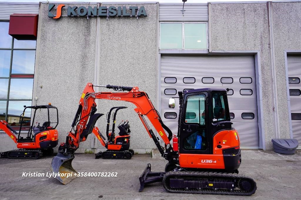 Kubota U36-4 MARGINAALIVEROLLINEN - Miniekskavaator: pilt 1 Kubota U36-4 MARGINAALIVEROLLINEN - Miniekskavaator: pilt 1