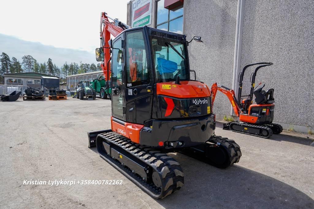 Kubota U56-5 UUSI AJAMATON - Miniekskavaator: pilt 2 Kubota U56-5 UUSI AJAMATON - Miniekskavaator: pilt 2