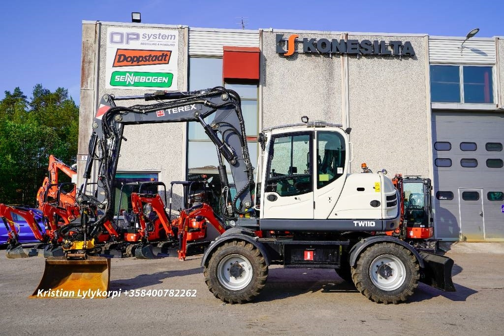 Terex TW110 ENGCON JA KAUHAT - Ratastel ekskavaator: pilt 1 Terex TW110 ENGCON JA KAUHAT - Ratastel ekskavaator: pilt 1
