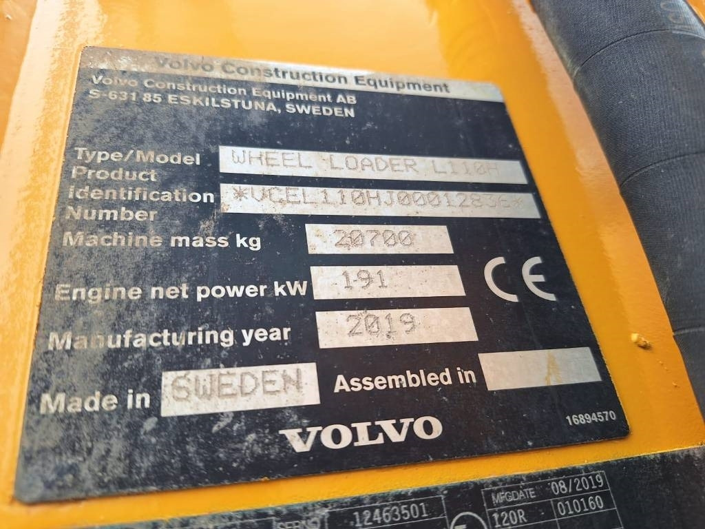Volvo L110H MYYTY! SOLD! LONG BOOM, VAAKA, YM  liising Volvo L110H MYYTY! SOLD! LONG BOOM, VAAKA, YM: pilt 9