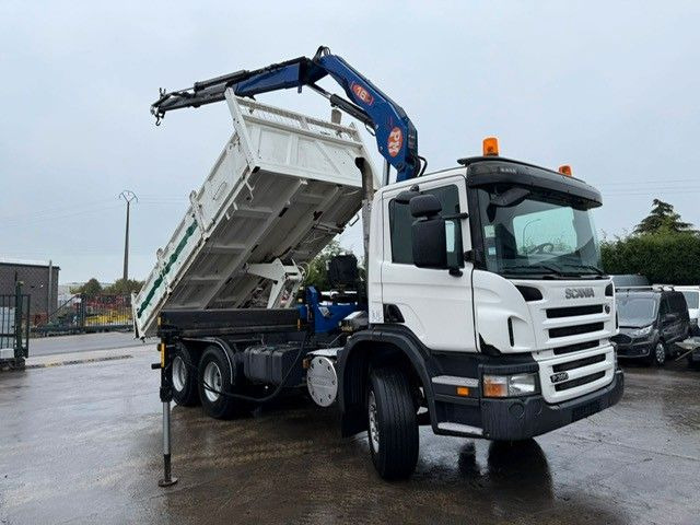 Scania PRT 380. 6x4. Kipper + Kran PM 16 Funk. Klima. - Kallurauto, Kraanaga veoauto: pilt 2 Scania PRT 380. 6x4. Kipper + Kran PM 16 Funk. Klima. - Kallurauto, Kraanaga veoauto: pilt 2