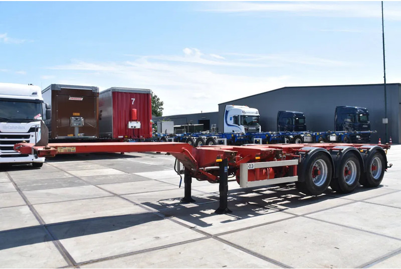 Nooteboom containerchassis - LIFT AXLE - DISC BRAKES - BPW AXLES - 2 x EXTENDABLE - - Konteinerveduk/ Tõstukiga poolhaagis: pilt 5 Nooteboom containerchassis - LIFT AXLE - DISC BRAKES - BPW AXLES - 2 x EXTENDABLE - - Konteinerveduk/ Tõstukiga poolhaagis: pilt 5