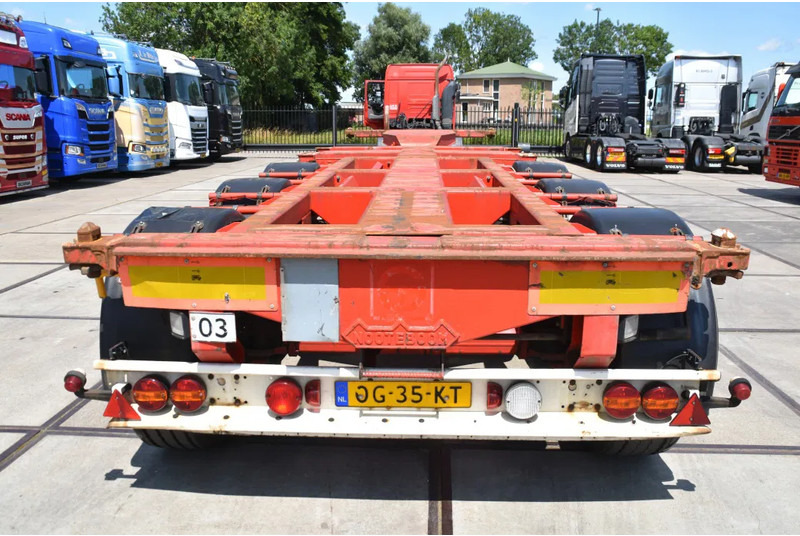Nooteboom containerchassis - LIFT AXLE - DISC BRAKES - BPW AXLES - 2 x EXTENDABLE - - Konteinerveduk/ Tõstukiga poolhaagis: pilt 3 Nooteboom containerchassis - LIFT AXLE - DISC BRAKES - BPW AXLES - 2 x EXTENDABLE - - Konteinerveduk/ Tõstukiga poolhaagis: pilt 3