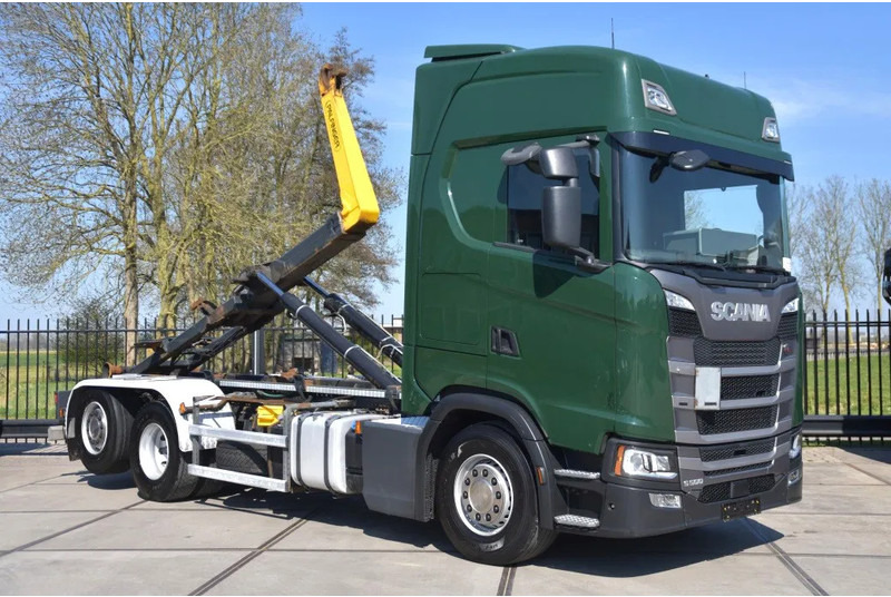 Scania S500 NGS 6x2*4 - HOOKLIFT SYSTEM - RETARDER - 313 TKM - PARK. AIRCO - WHEELBASE: 475 CM - PTO - GOOD CONDITION - - Konkstõstukiga veoauto: pilt 1 Scania S500 NGS 6x2*4 - HOOKLIFT SYSTEM - RETARDER - 313 TKM - PARK. AIRCO - WHEELBASE: 475 CM - PTO - GOOD CONDITION - - Konkstõstukiga veoauto: pilt 1
