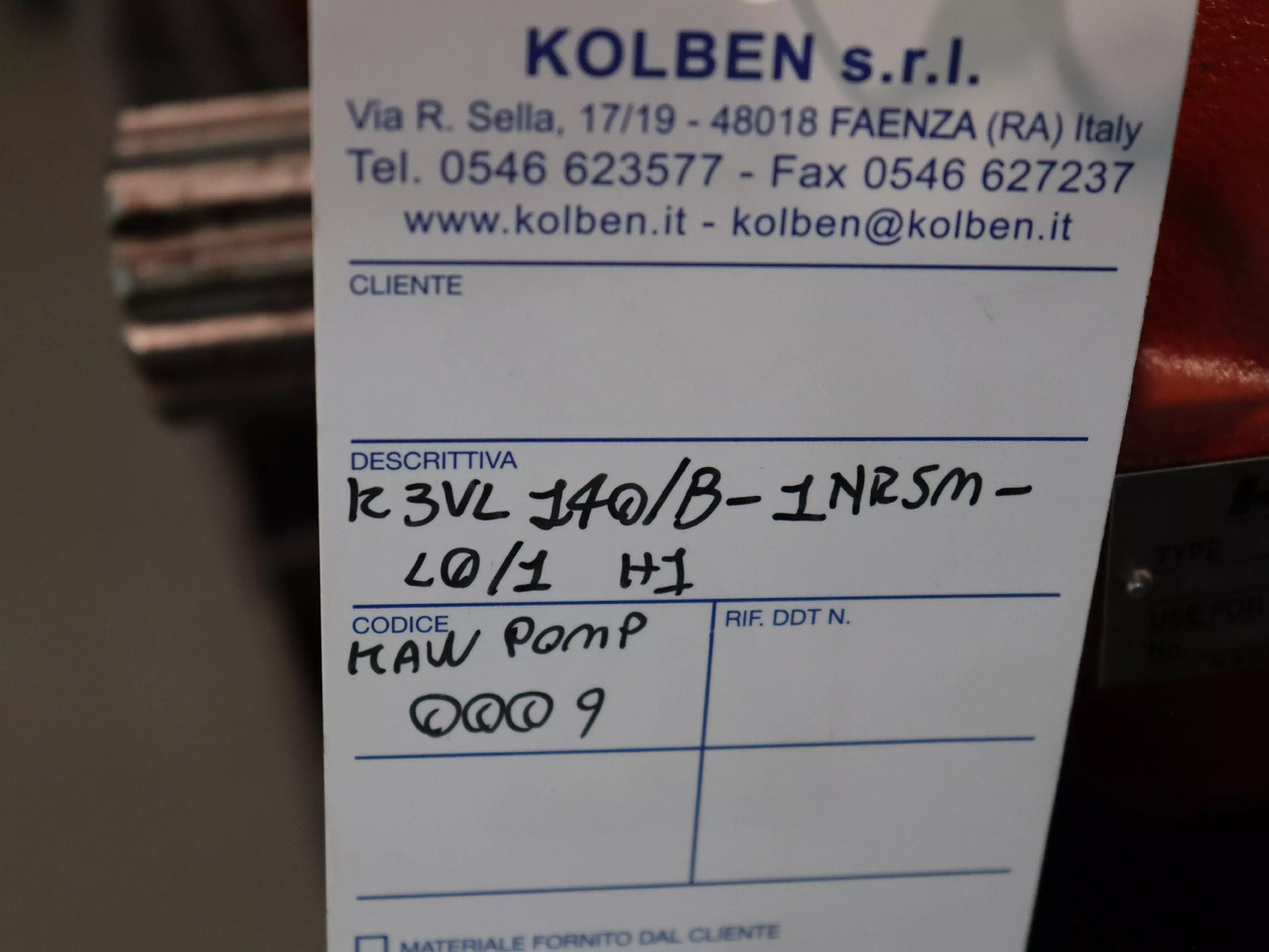 KAWASAKI K3VL140B-1NRSM-L01 H1 - Hüdrauliline pump - Ehitusmasinad: pilt 5 KAWASAKI K3VL140B-1NRSM-L01 H1 - Hüdrauliline pump - Ehitusmasinad: pilt 5