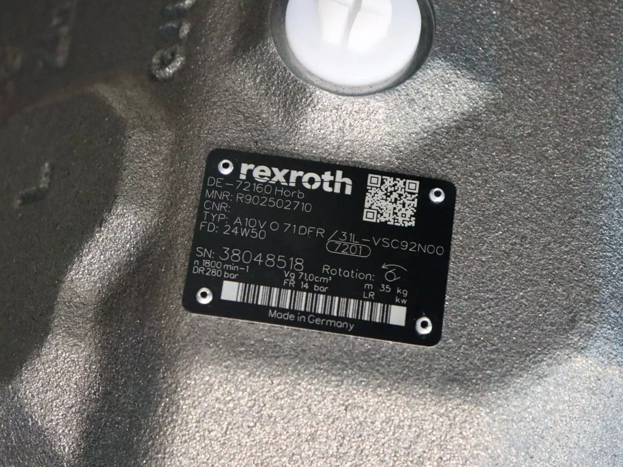 REXROTH A10VO71DFR/31L-VSC92N00 - Hüdrauliline pump - Materjali käitlemise seade: pilt 4 REXROTH A10VO71DFR/31L-VSC92N00 - Hüdrauliline pump - Materjali käitlemise seade: pilt 4